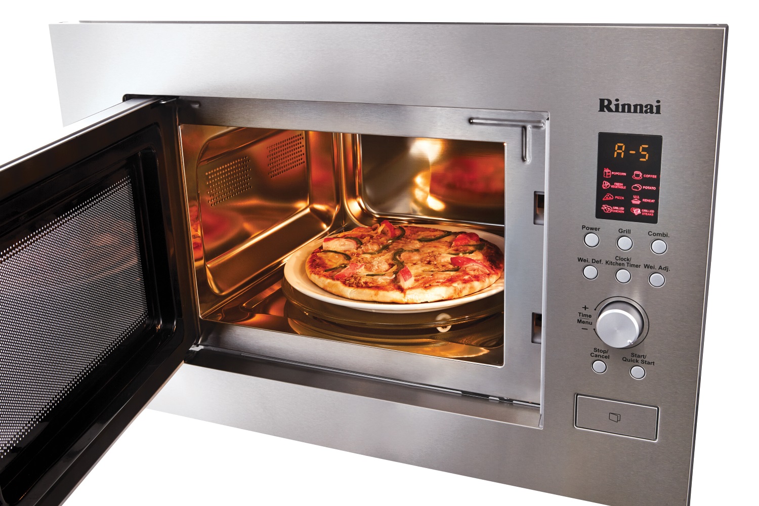 ROM2561SM 25LT Builtin Microwave with Grill Rinnai Malaysia