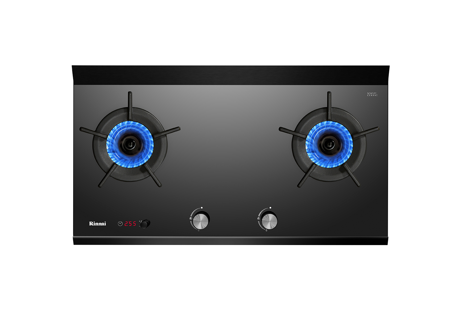 RB-2CGT 2-Inner Burner Built-in Gas Hob Rinnai Malaysia