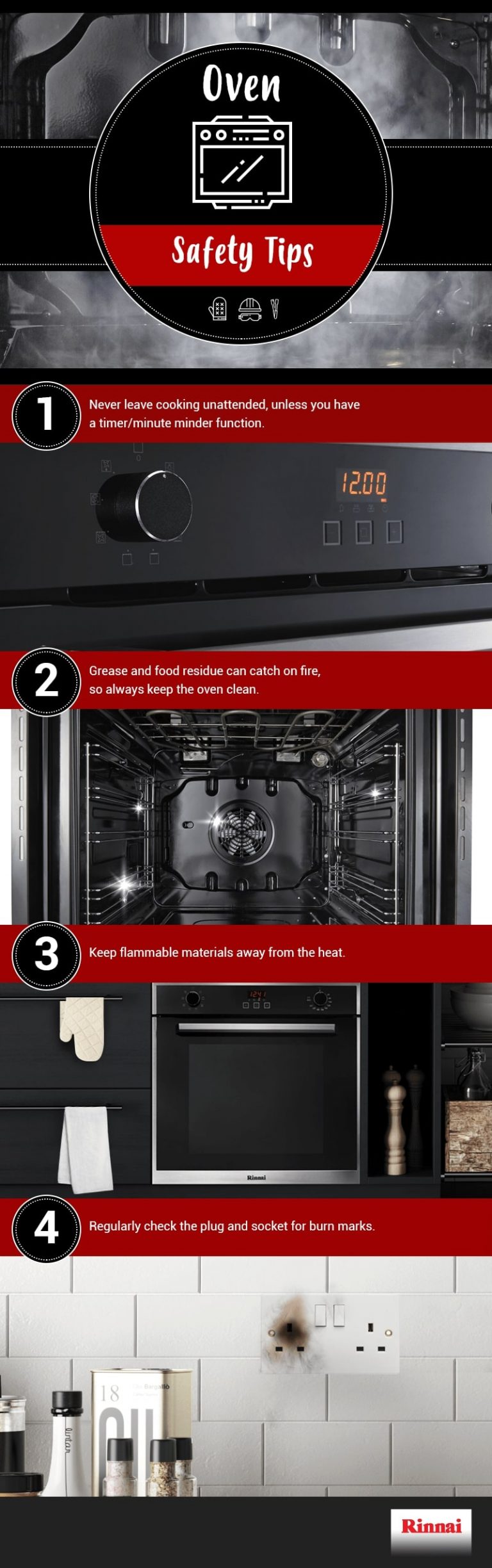 Oven Safety Tips (Infographic) Rinnai Malaysia