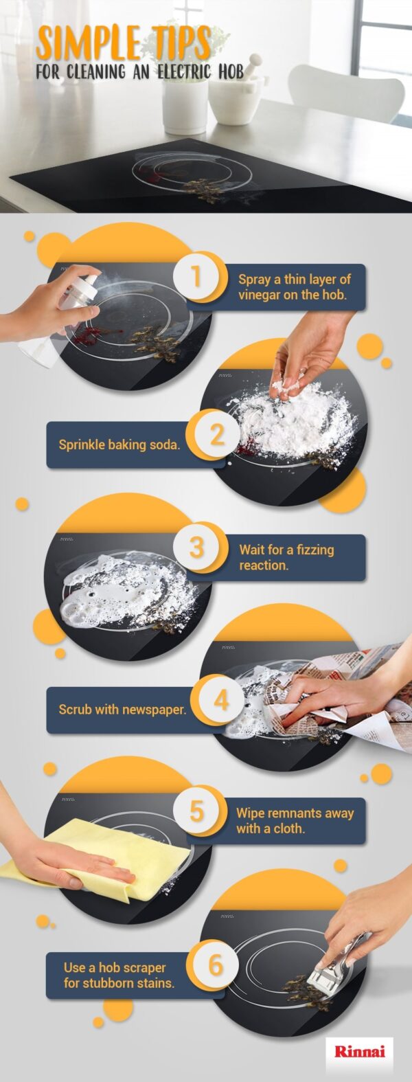 How to Clean an Electric Hob (Infographic) Rinnai Malaysia