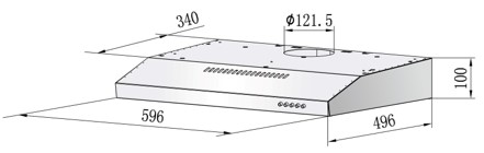 RH-S65A-SSVR | 60cm Slim Range Hood | Rinnai Malaysia