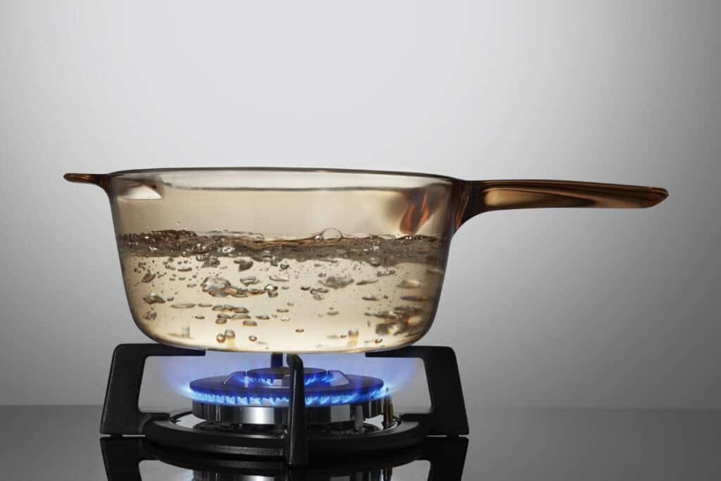 RB-3311S-GBS built-in gas hob cooking flame